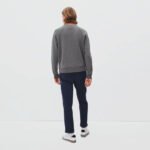 The Felted Merino Cable-Knit Crew