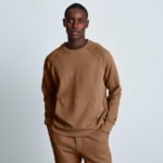 The Felted Merino Cable-Knit Crew